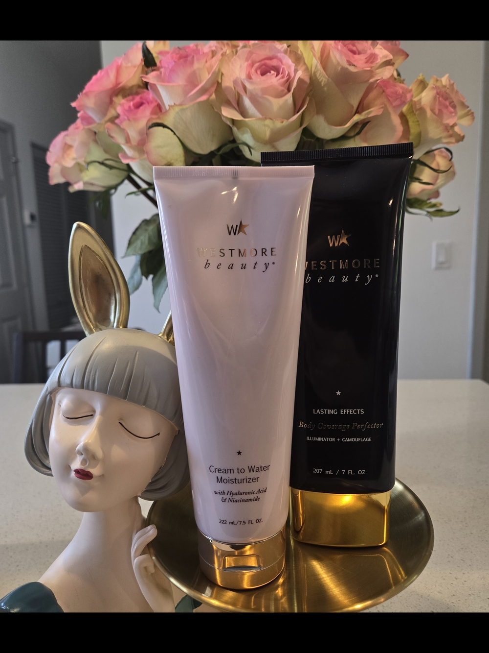 NEW Westmore Beauty Body Coverage Perfector + Cream to Water Moisturizer